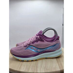 Saucony Ride 14 Running Shoes Womens Size 6.5 Sneakers Training Athletic Pink